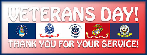 Veterans Day Program to be held on November 10