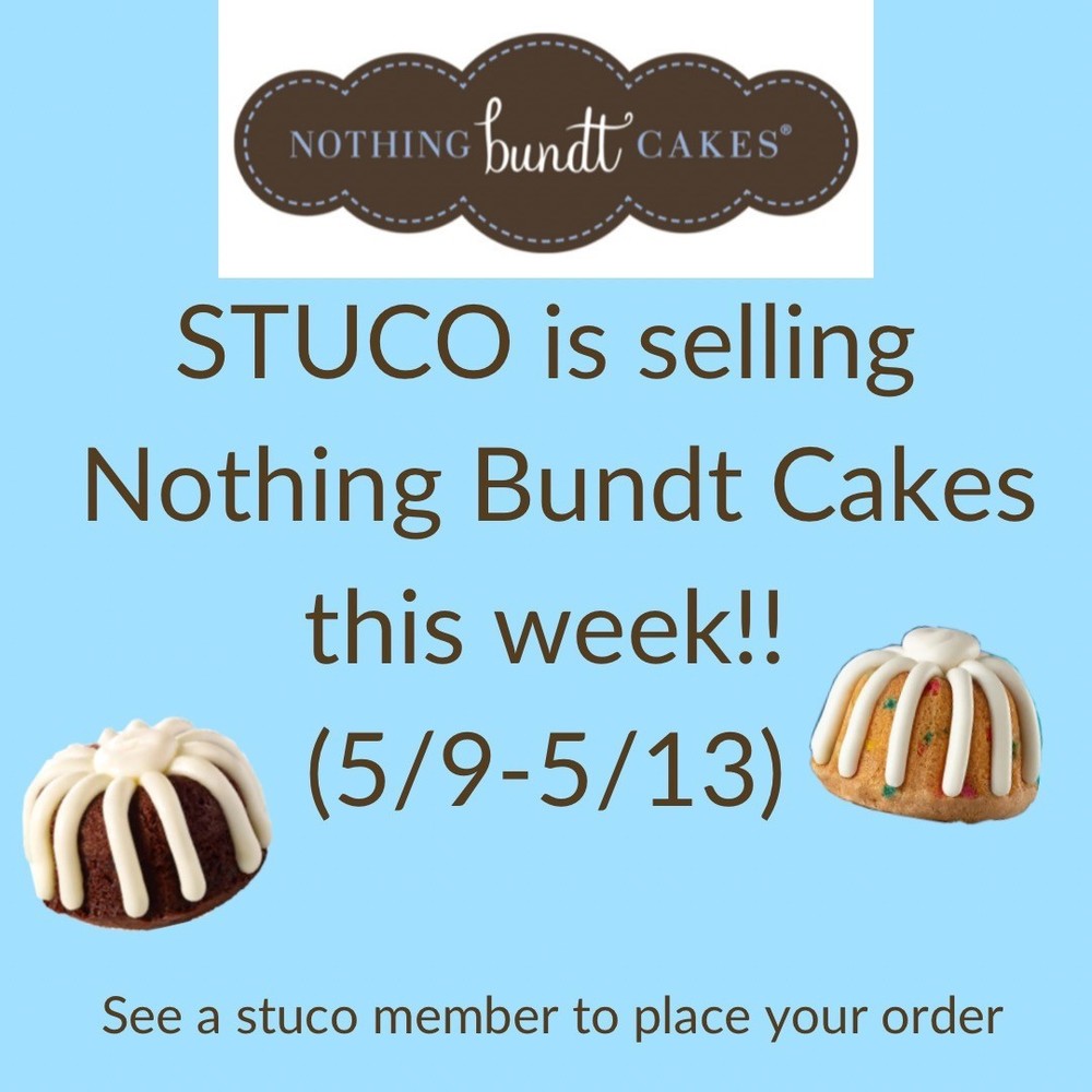 Bundt Cake Fundraiser for STUCO