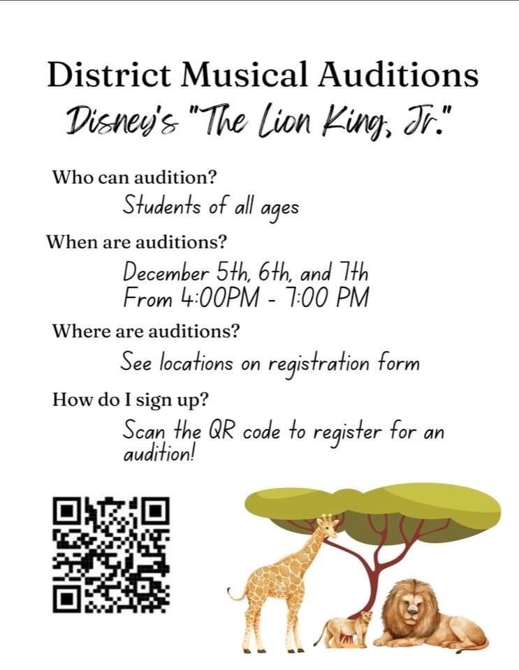 Lion King Auditions