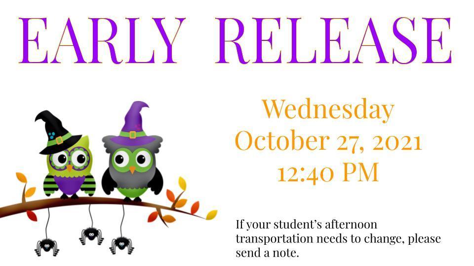 Early Release - October 27