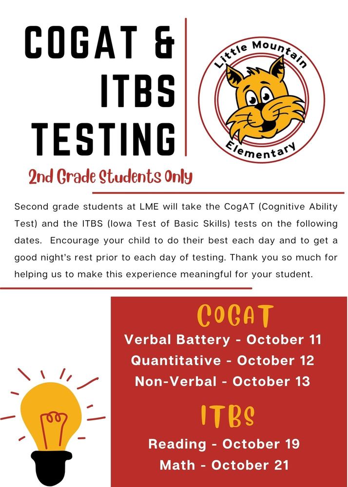 CogAT & ITBS Testing