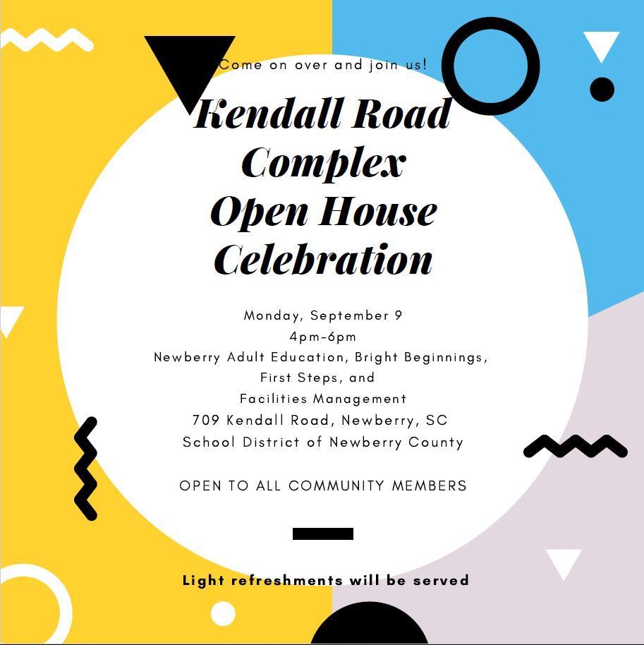 Kendall Road Complex Open House Invite