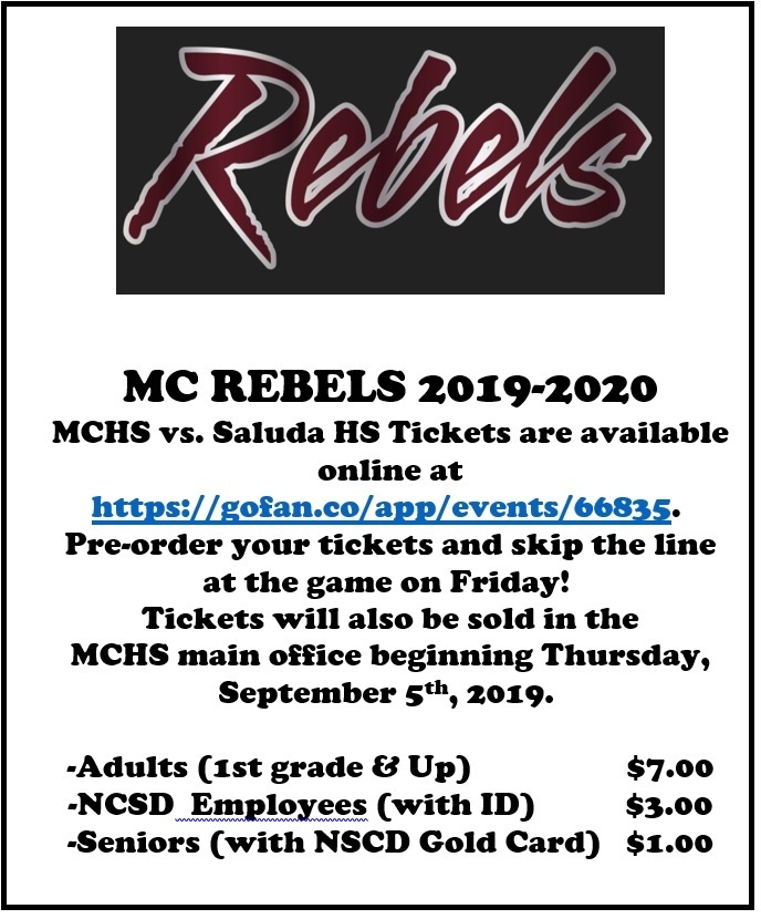 MCHS vs Saluda