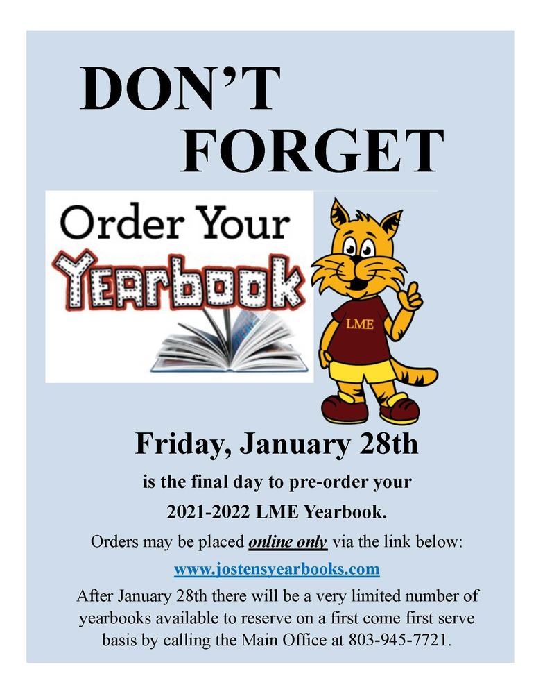 Final Day to Pre-Order Yearbook
