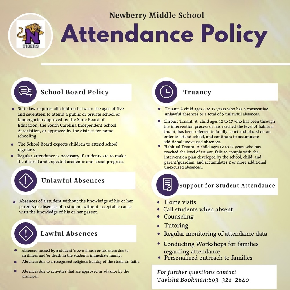 Newberry Middle School Attendance Policy