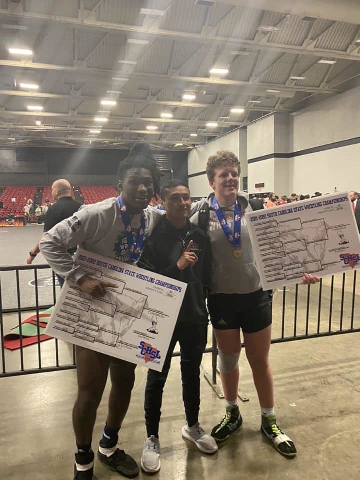 AAA Wrestling State Champs MidCarolina High School