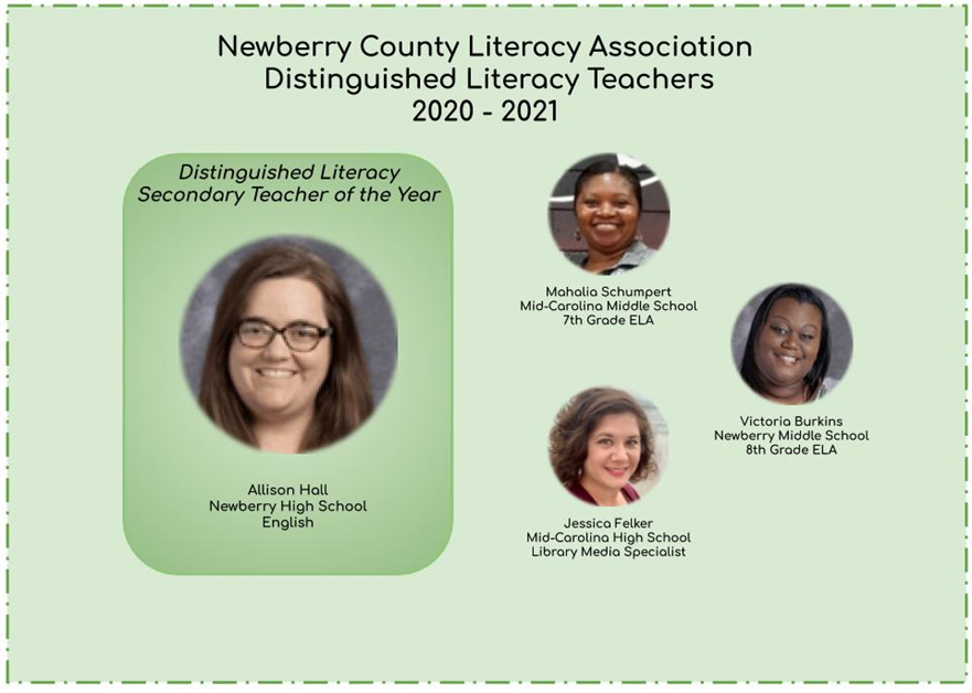 Distinguished Literacy Teachers 2020-2021