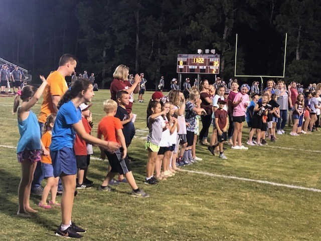 Summer Reading Celebrated at Football Game