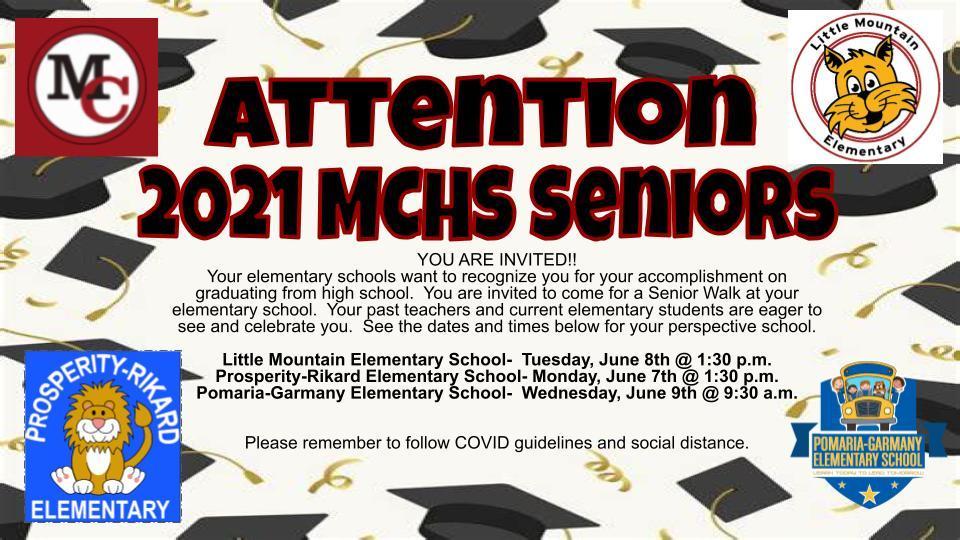 MCHS Class of 2021 Senior Walk