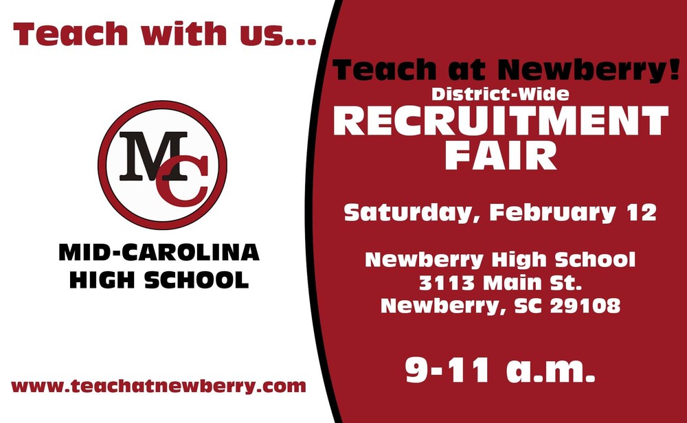 School District of Newberry County Recruitment Fair MidCarolina High School