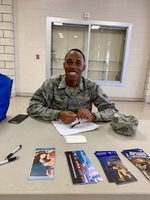 MCHS Alumni visits for the Air Force today
