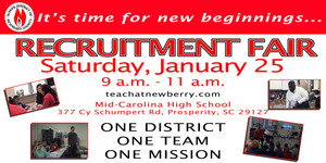 Recruitment Fair to be held Saturday, January 25