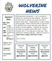 *Wolverine Newsletter for August*
