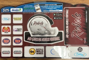 Football Team Selling Discount Cards!!!