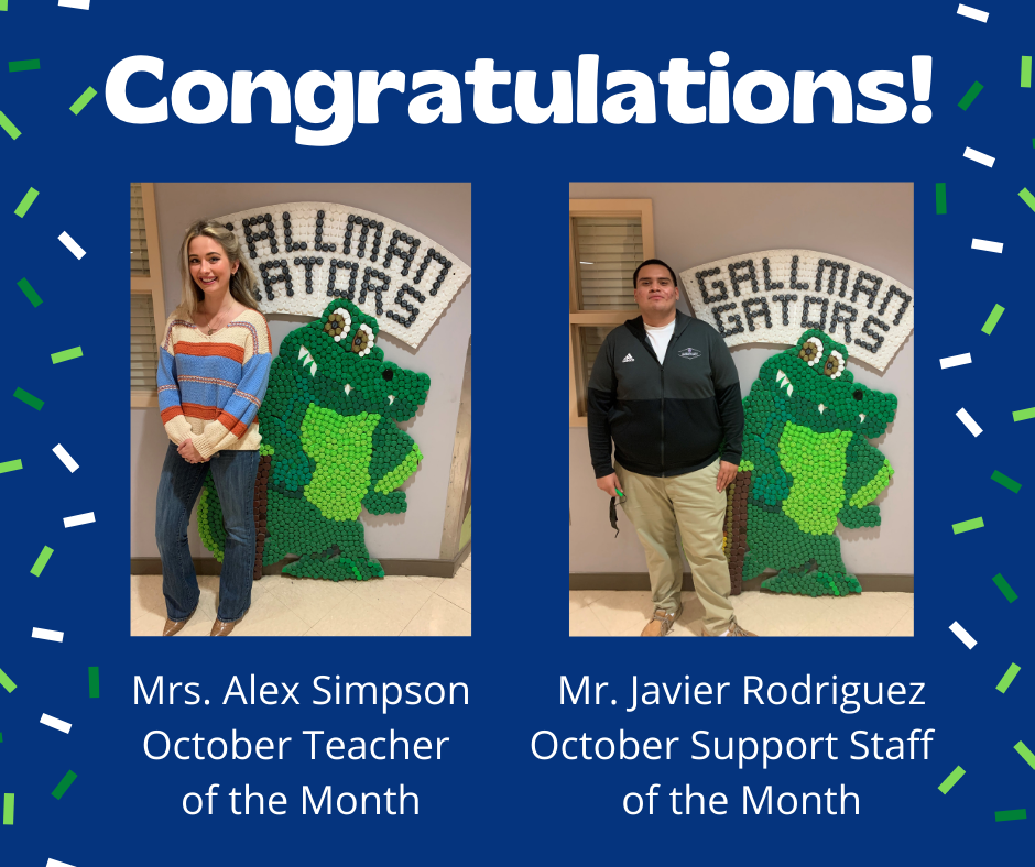 Photo of the October Staff of the Month