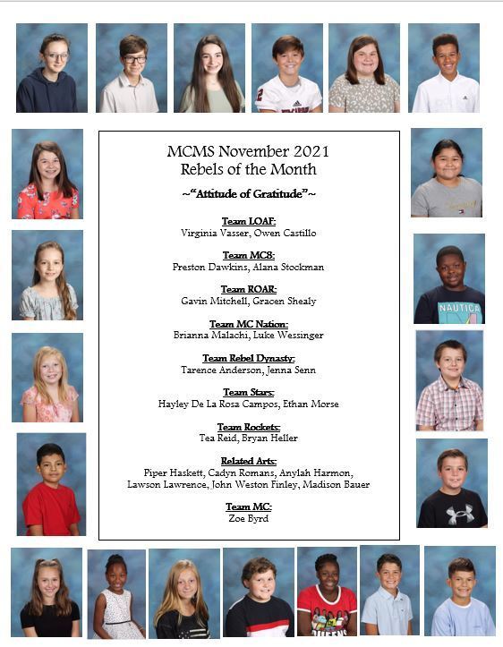 November Rebels of the Month 