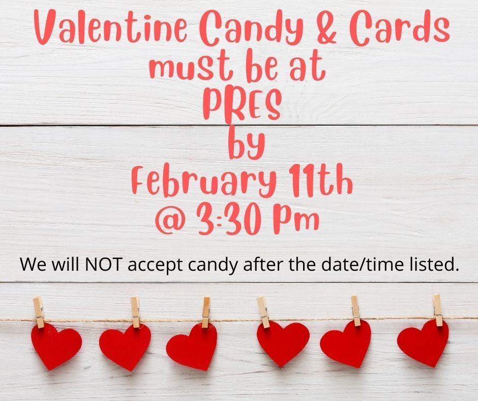 Valentine Candy & Cards Information