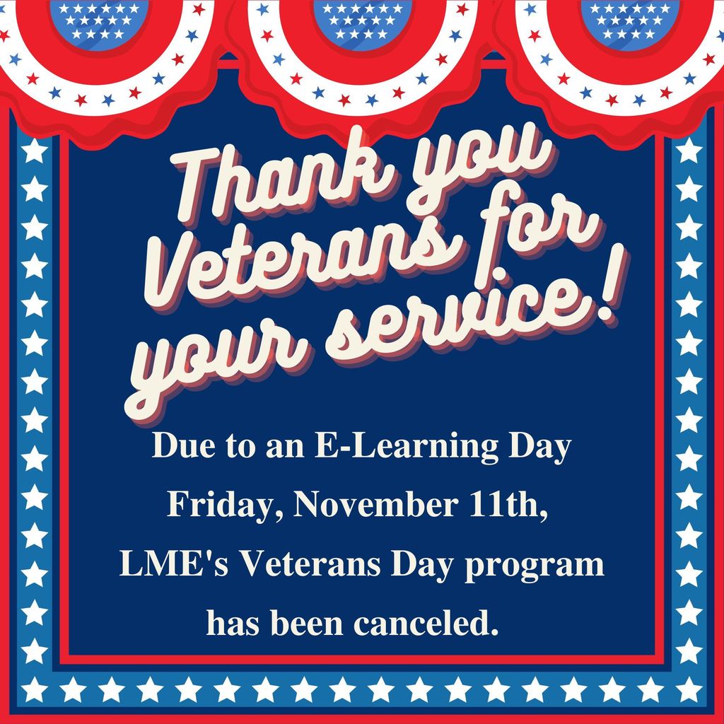 Veterans Day Cancellation