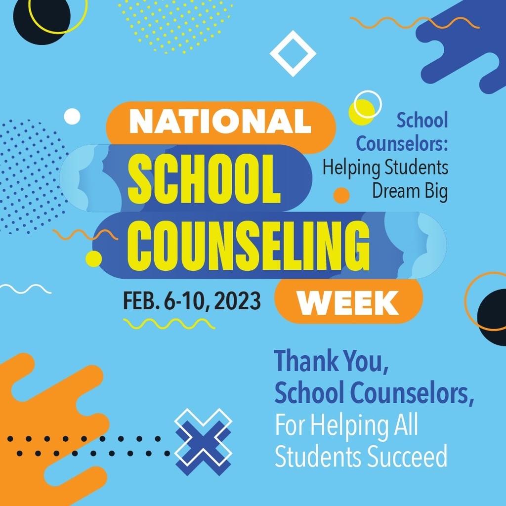 School Counseling Week poster
